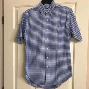 Polo Ralph Lauren Blue Checkered Men's Shirt Size S